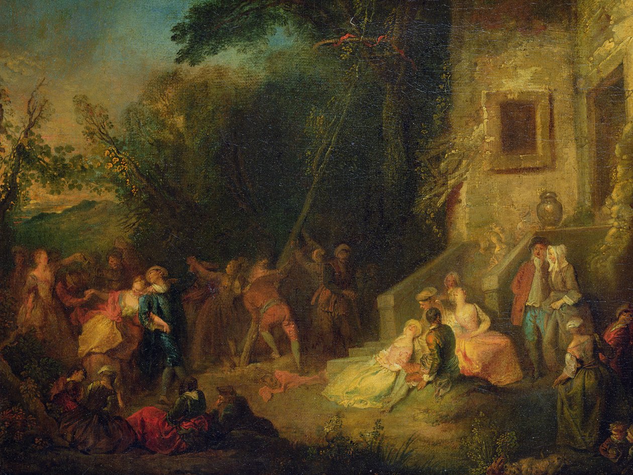 Mayıs Direği dikmek by Pierre Antoine Quillard