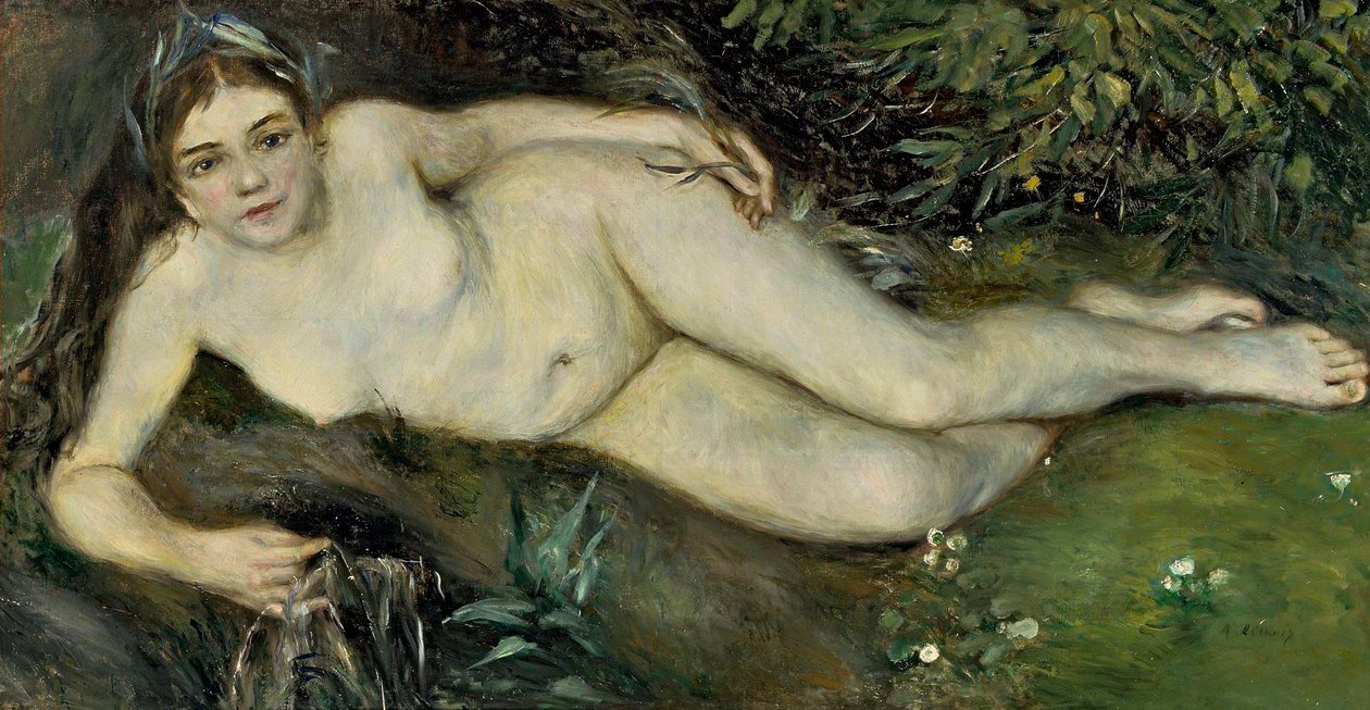 Bir Nehir Perisi, 1869-70 by Pierre Auguste Renoir