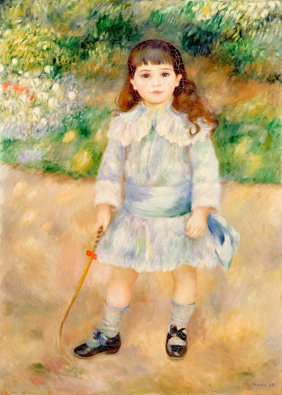 Kırbaçlı bir kız by Pierre Auguste Renoir