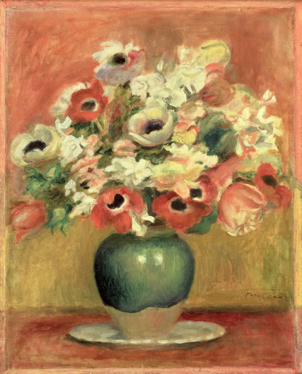 Anemonlar, c.1885 by Pierre Auguste Renoir