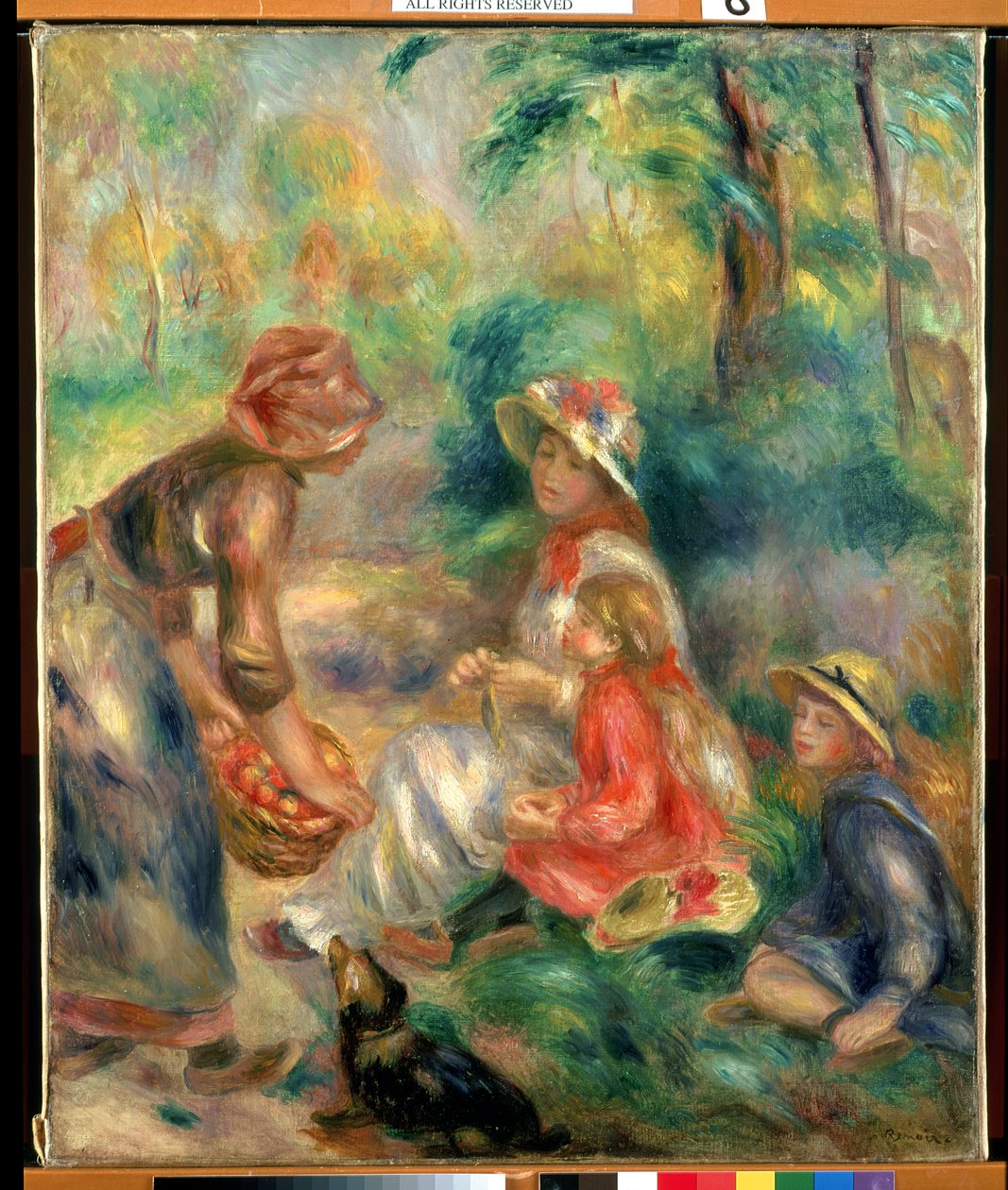 Elma Satıcısı, c.1889 by Pierre Auguste Renoir