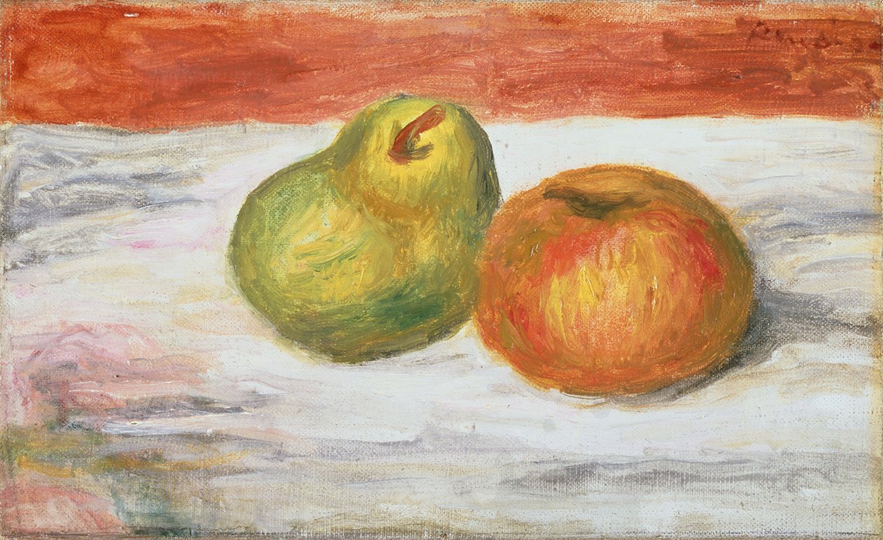Elma ve Armut, 1909-11 by Pierre Auguste Renoir