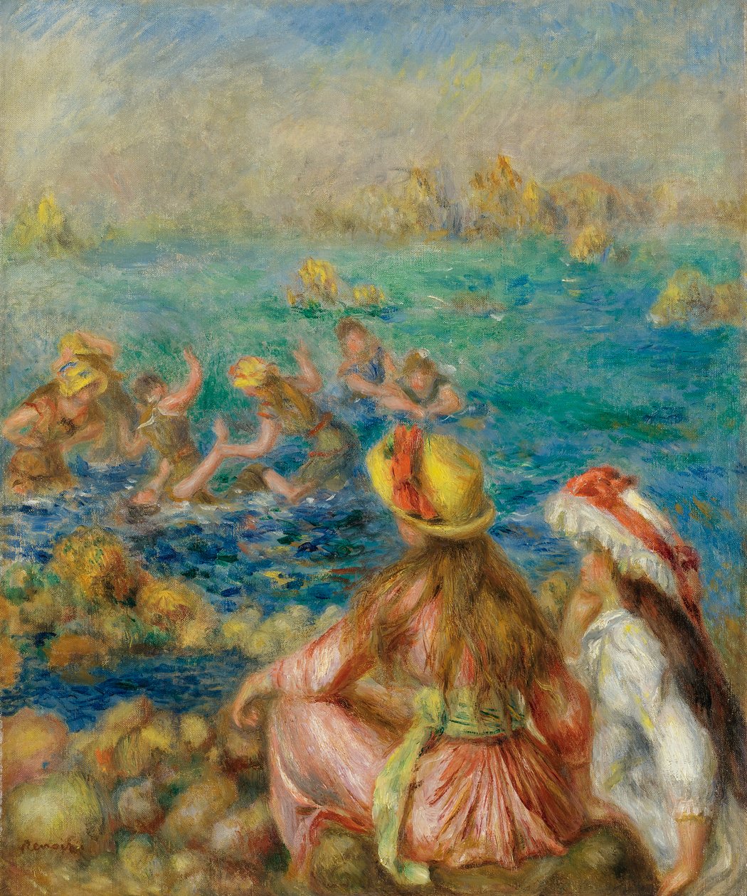 yüzücü by Pierre Auguste Renoir