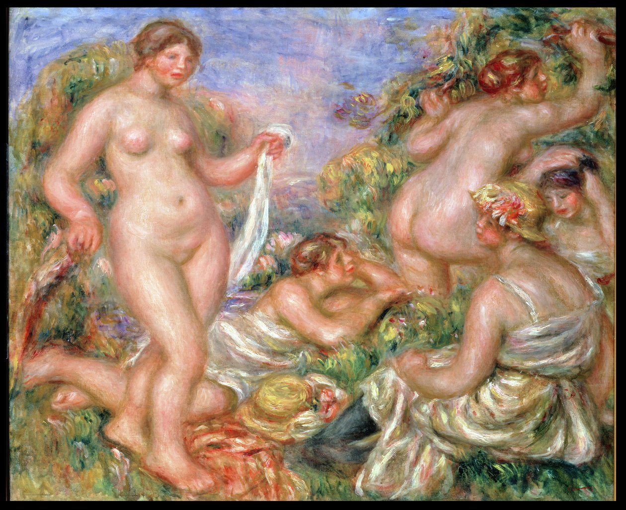 Yıkananlar, c.1918 by Pierre Auguste Renoir