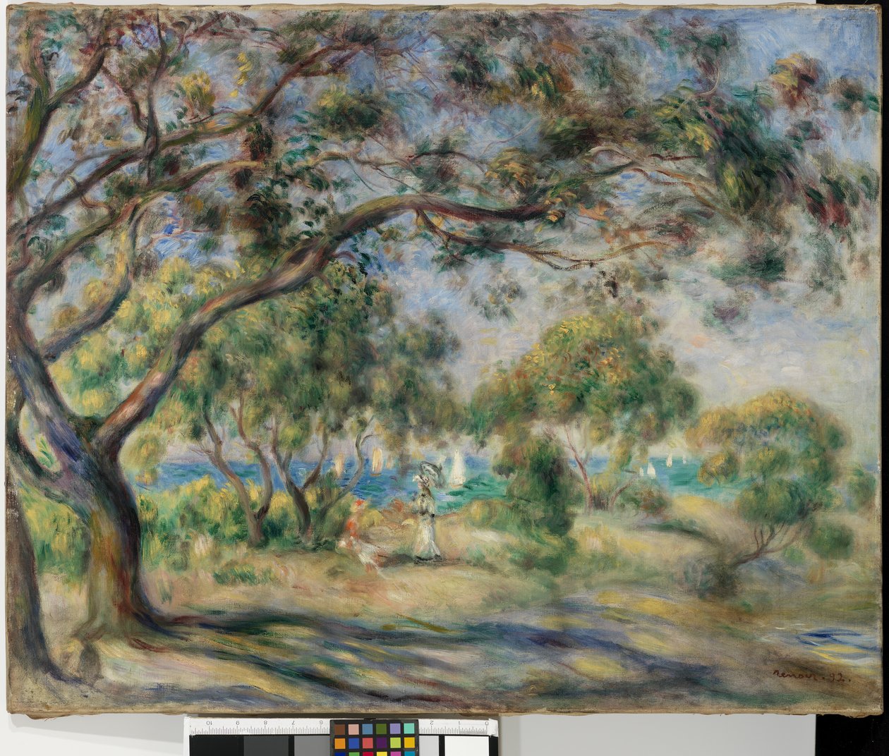 Bois de la Şezlong (Noirmoutier) 1892 by Pierre Auguste Renoir