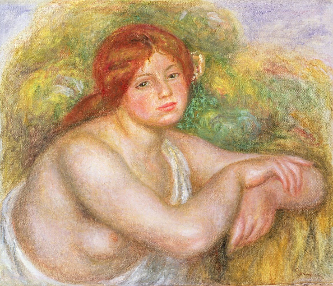Çıplak Büstü, 1909 by Pierre Auguste Renoir