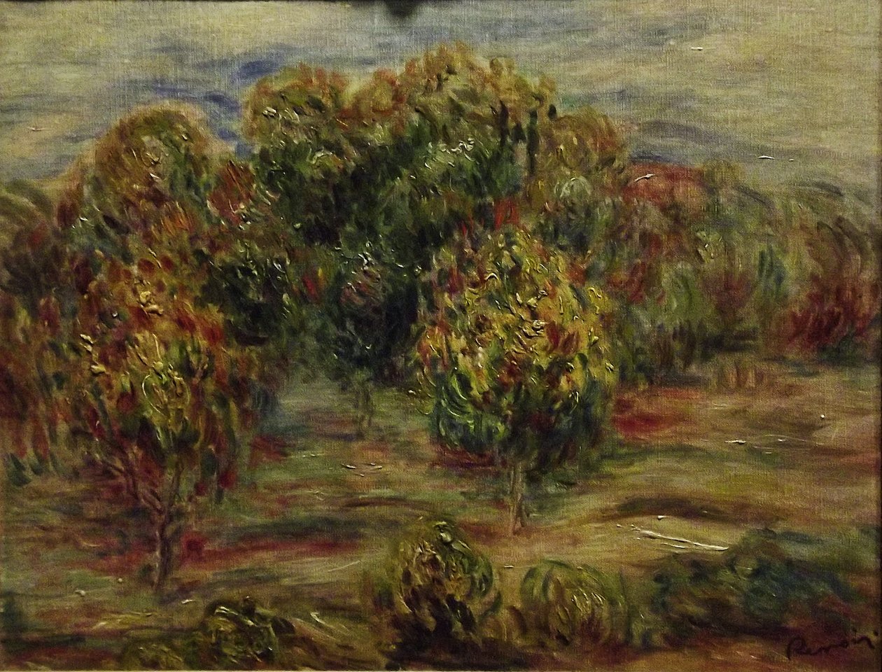 Cagnes Manzara by Pierre Auguste Renoir