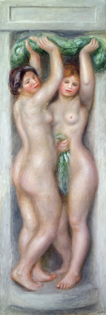 Karyatidler, c.1910 by Pierre Auguste Renoir