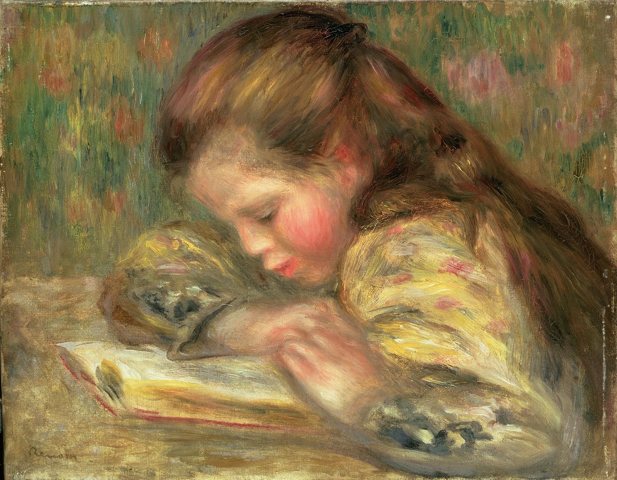Çocuk Okuma, c.1890 by Pierre Auguste Renoir