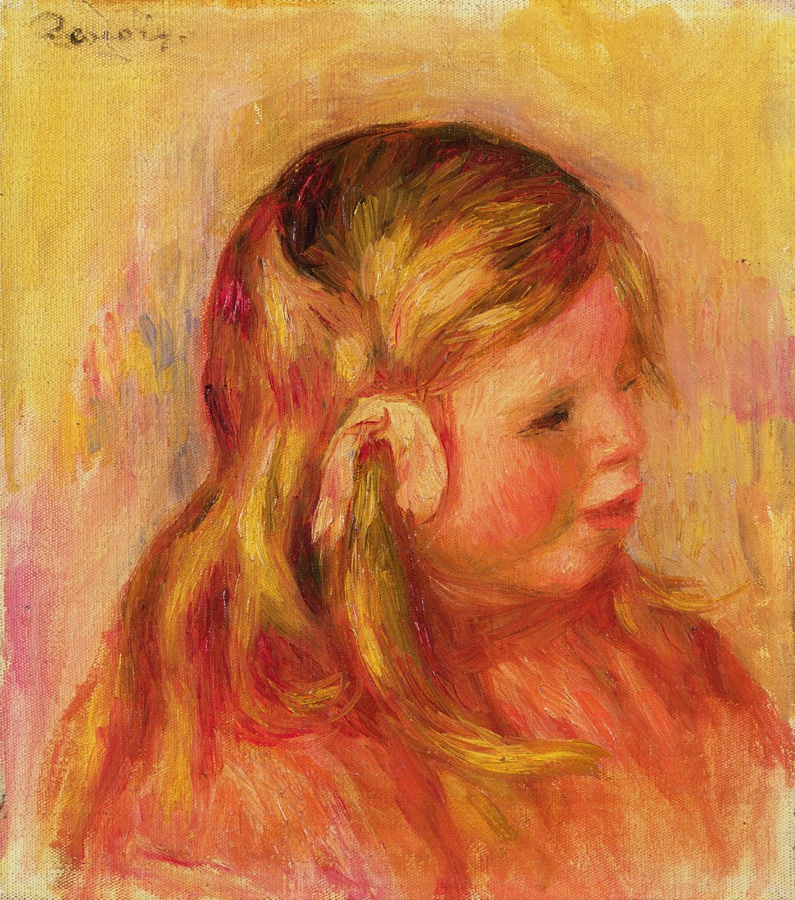 Claude Renoir, 1908 by Pierre Auguste Renoir