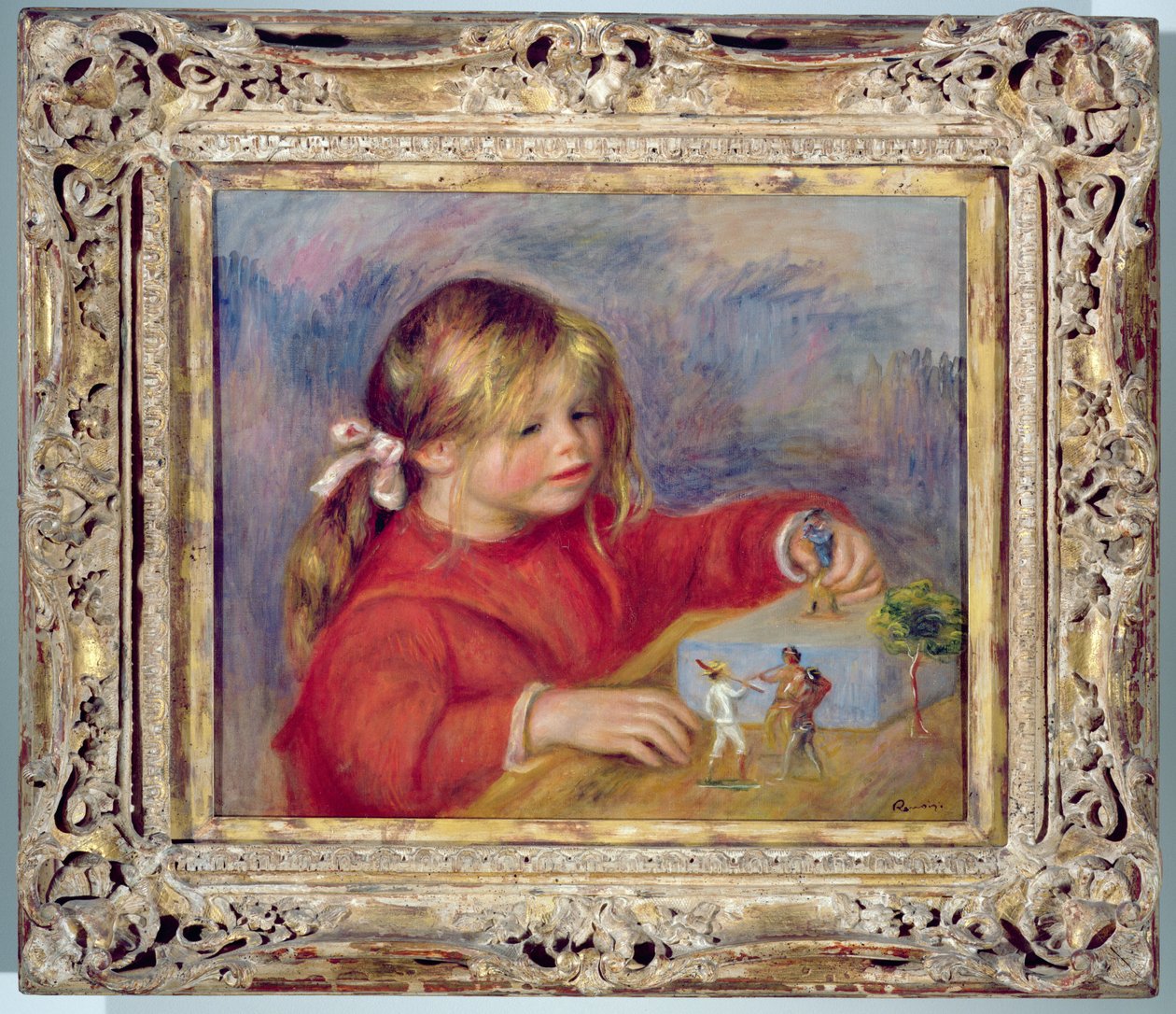 Claude Renoir oyunda, c.1905 (ayrıca bkz. 19116) by Pierre Auguste Renoir