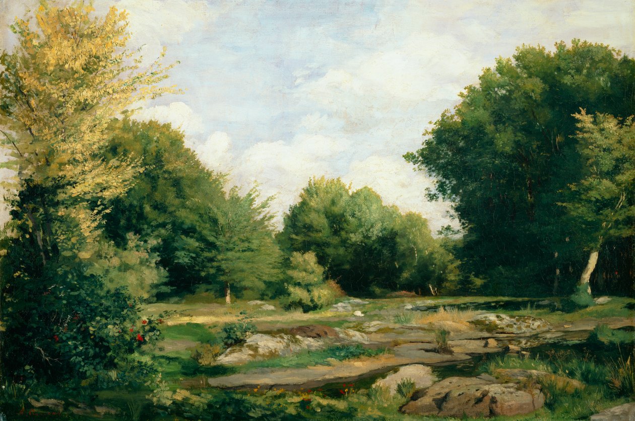 Ormanda Temizleme, 1865 by Pierre Auguste Renoir