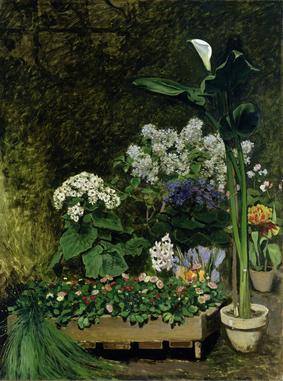 Serada Çiçekler, 1864 by Pierre Auguste Renoir