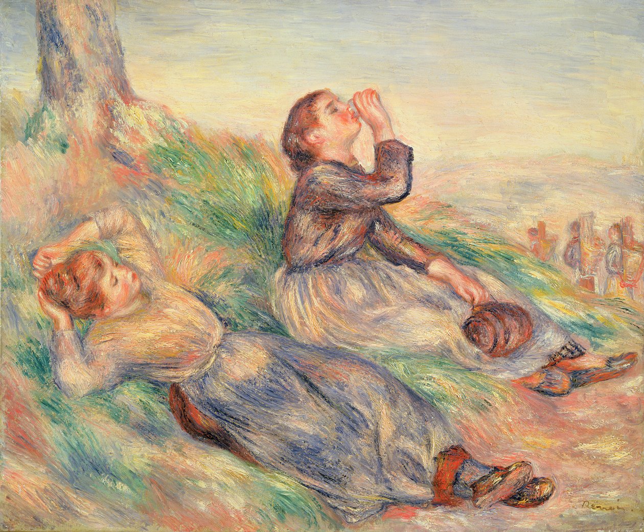 Üzüm Toplayıcılar Dinleniyor, 1884 by Pierre Auguste Renoir