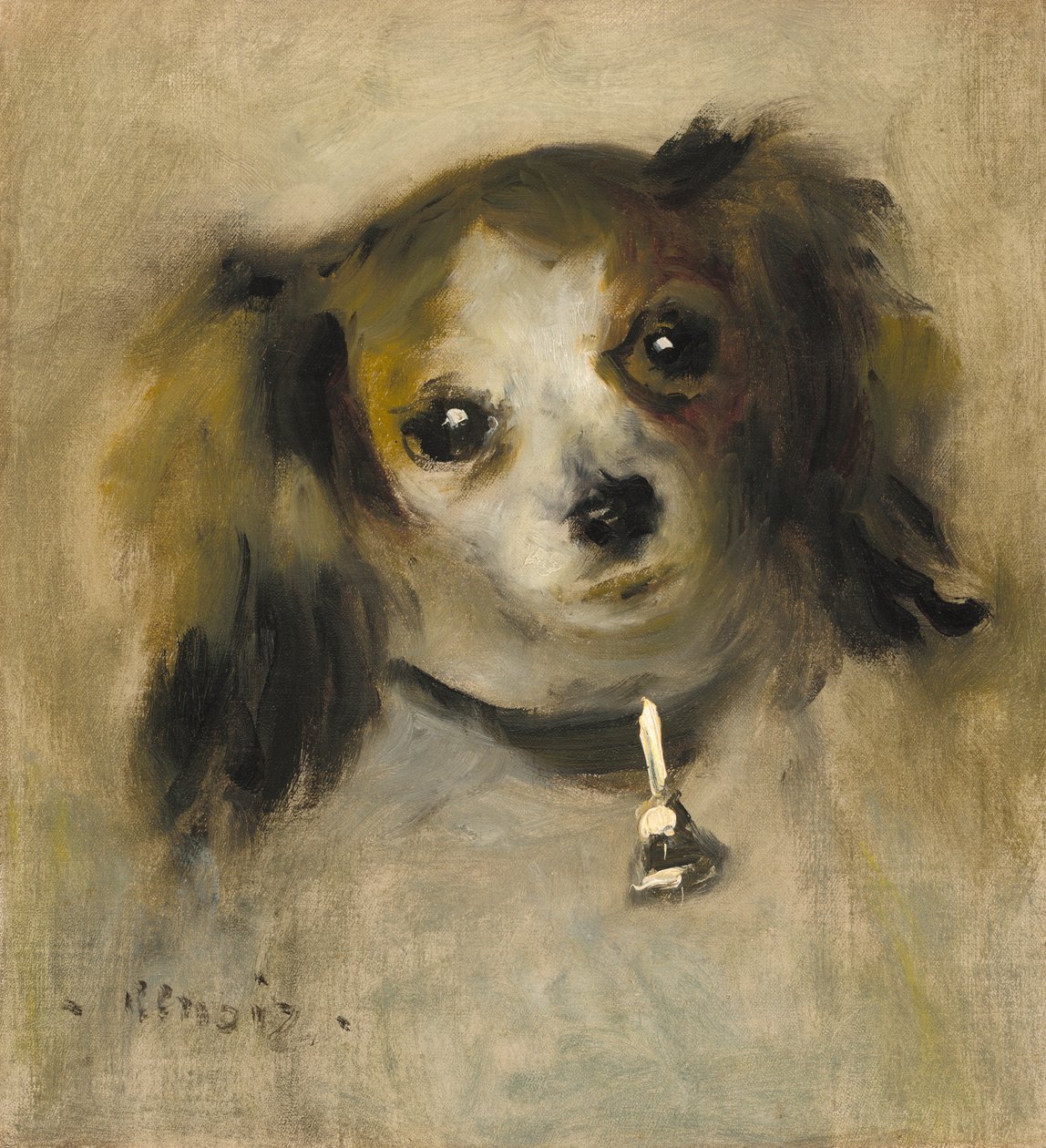 Köpek Başı, 1870 by Pierre Auguste Renoir