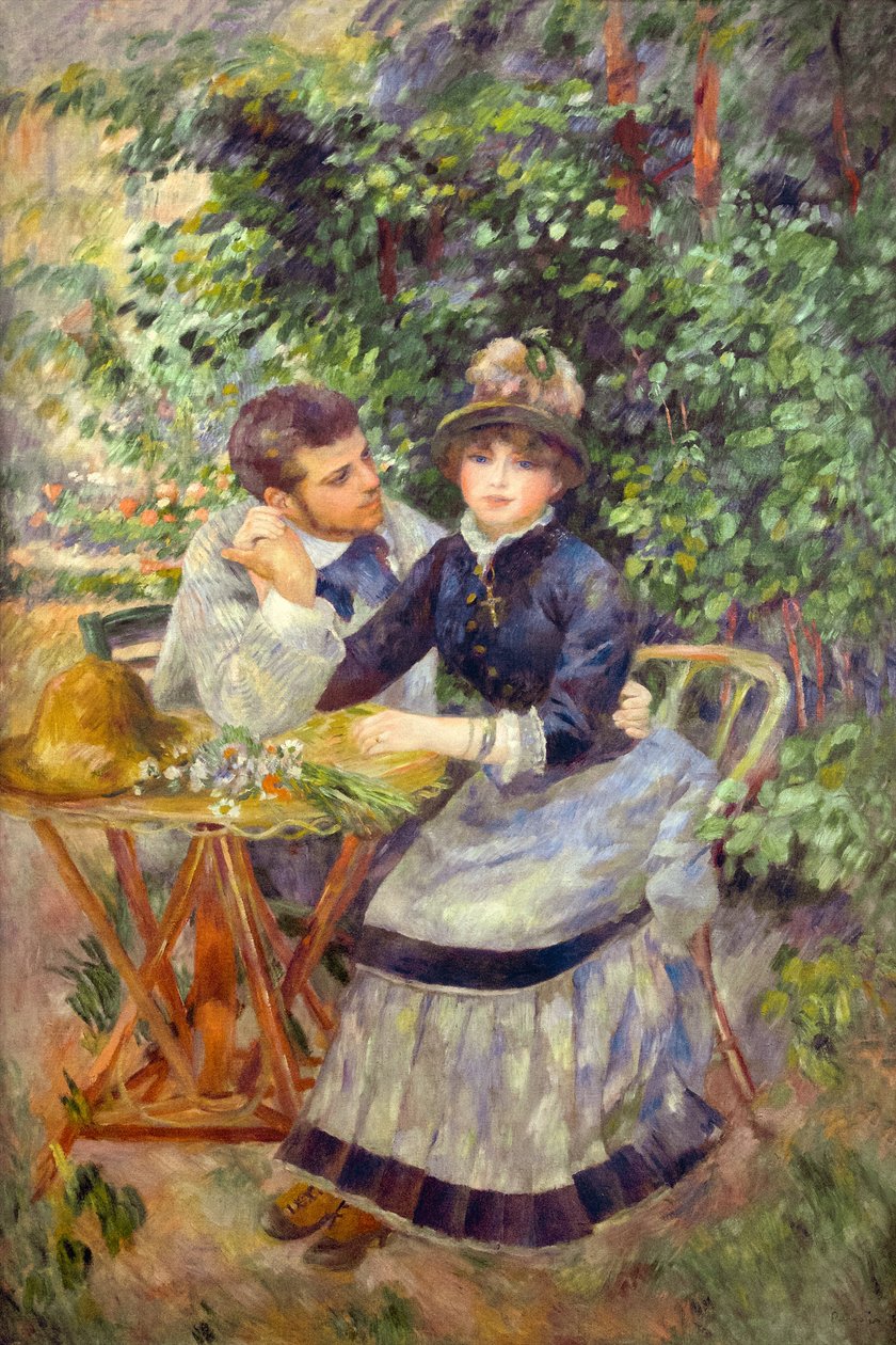 Bahçede, 1885 by Pierre Auguste Renoir