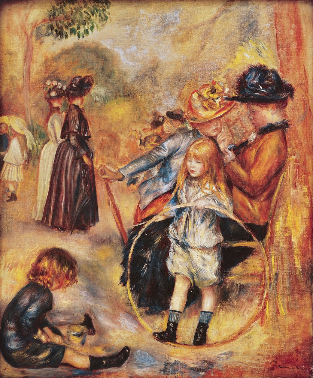 Lüksemburg Bahçelerinde, 1883 by Pierre Auguste Renoir
