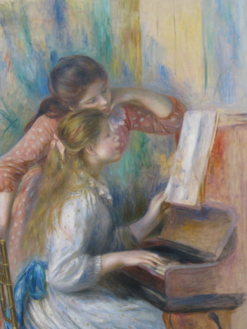 Piyanoda Genç Kızlar by Pierre Auguste Renoir