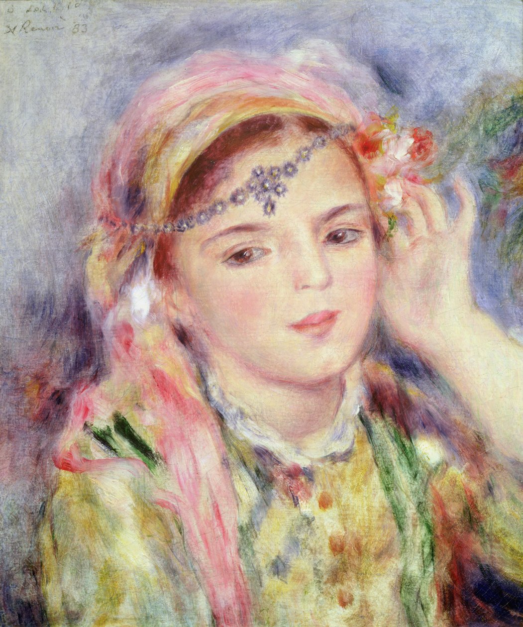 Cezayirli, 1883 by Pierre Auguste Renoir