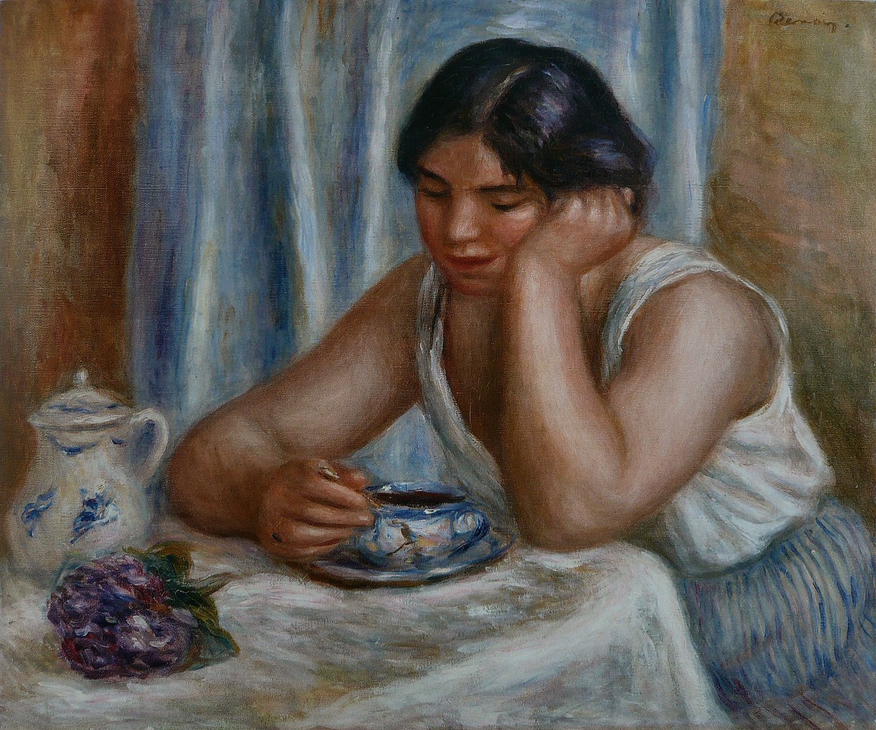 çikolata kupası by Pierre Auguste Renoir