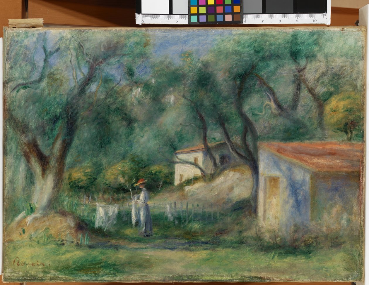 Le Cannet, Corot Hatırası, 1902 by Pierre Auguste Renoir