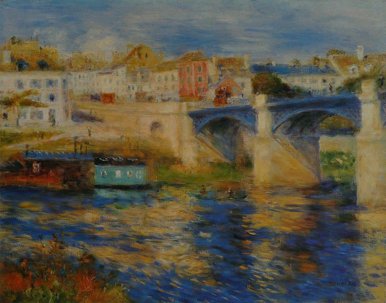 Chatou Köprüsü by Pierre Auguste Renoir
