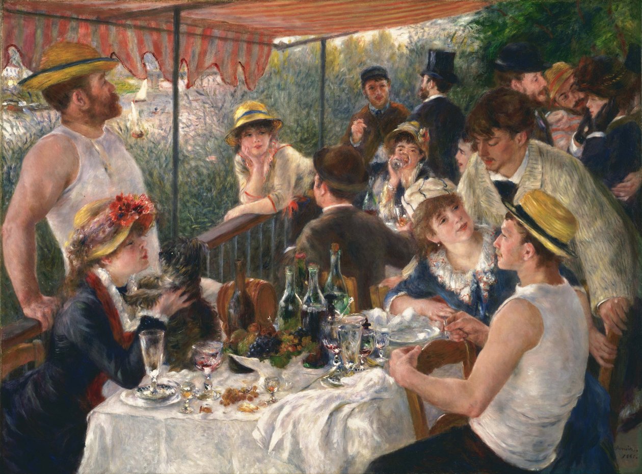Tekne Partisi Öğle Yemeği by Pierre Auguste Renoir