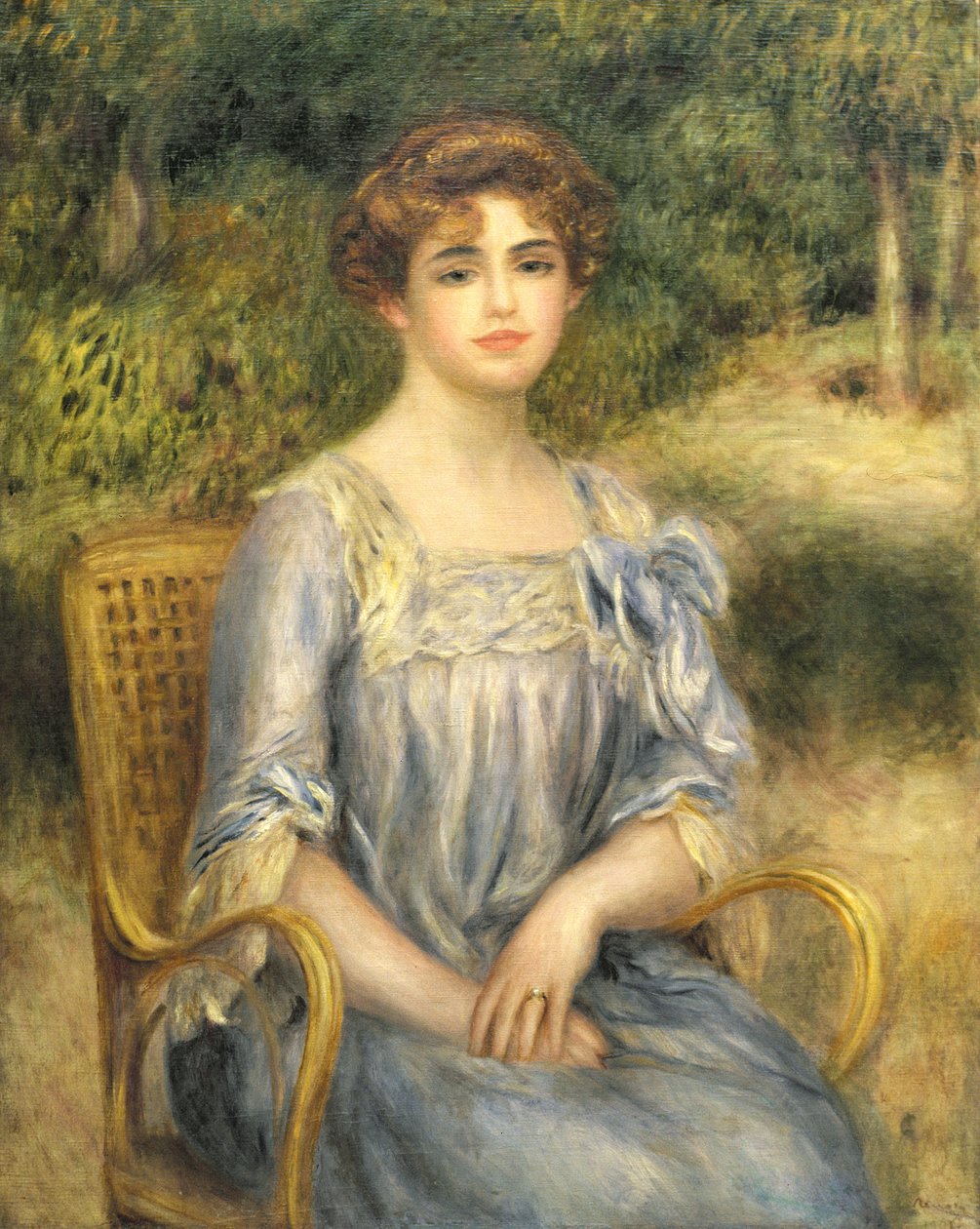 Madame Gaston Bernheim de Villers (1883-1961), 1901  by Pierre Auguste Renoir