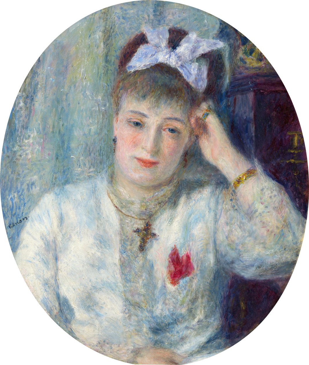 Marie Murer, 1877 by Pierre Auguste Renoir