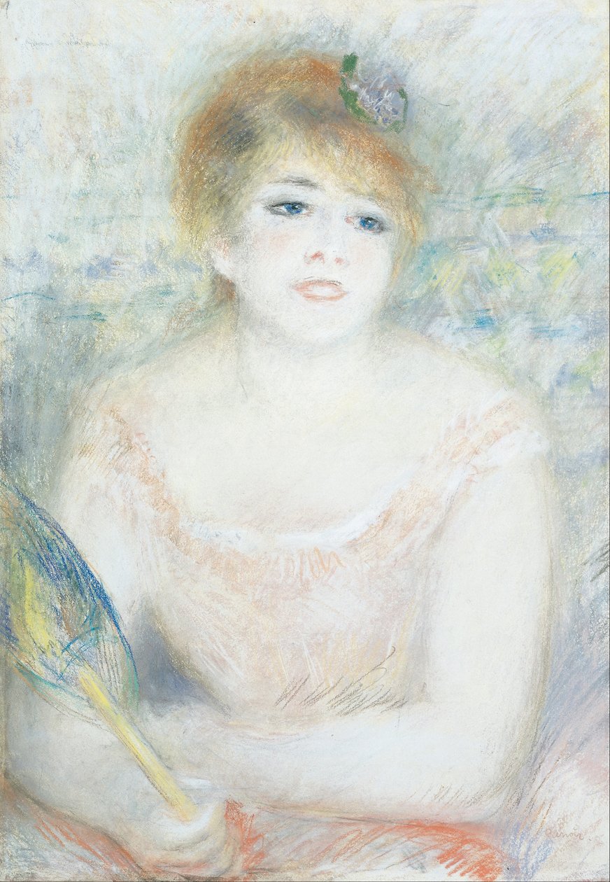Bayan Jeanne Samary by Pierre Auguste Renoir