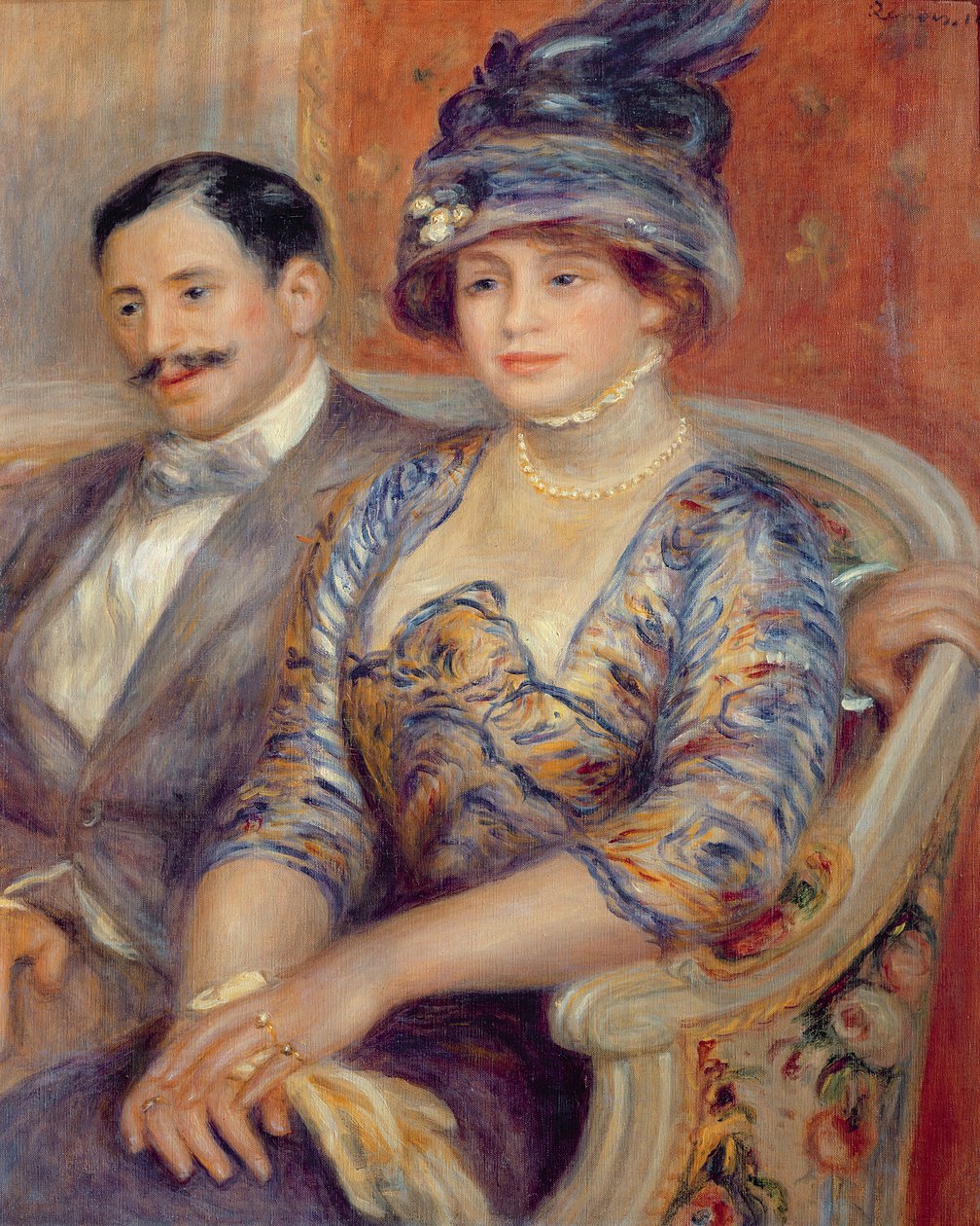 Mösyö ve Madam Bernheim de Villers, 1910 by Pierre Auguste Renoir