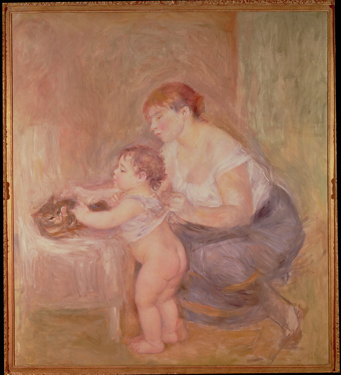 Anne ve Çocuk by Pierre Auguste Renoir