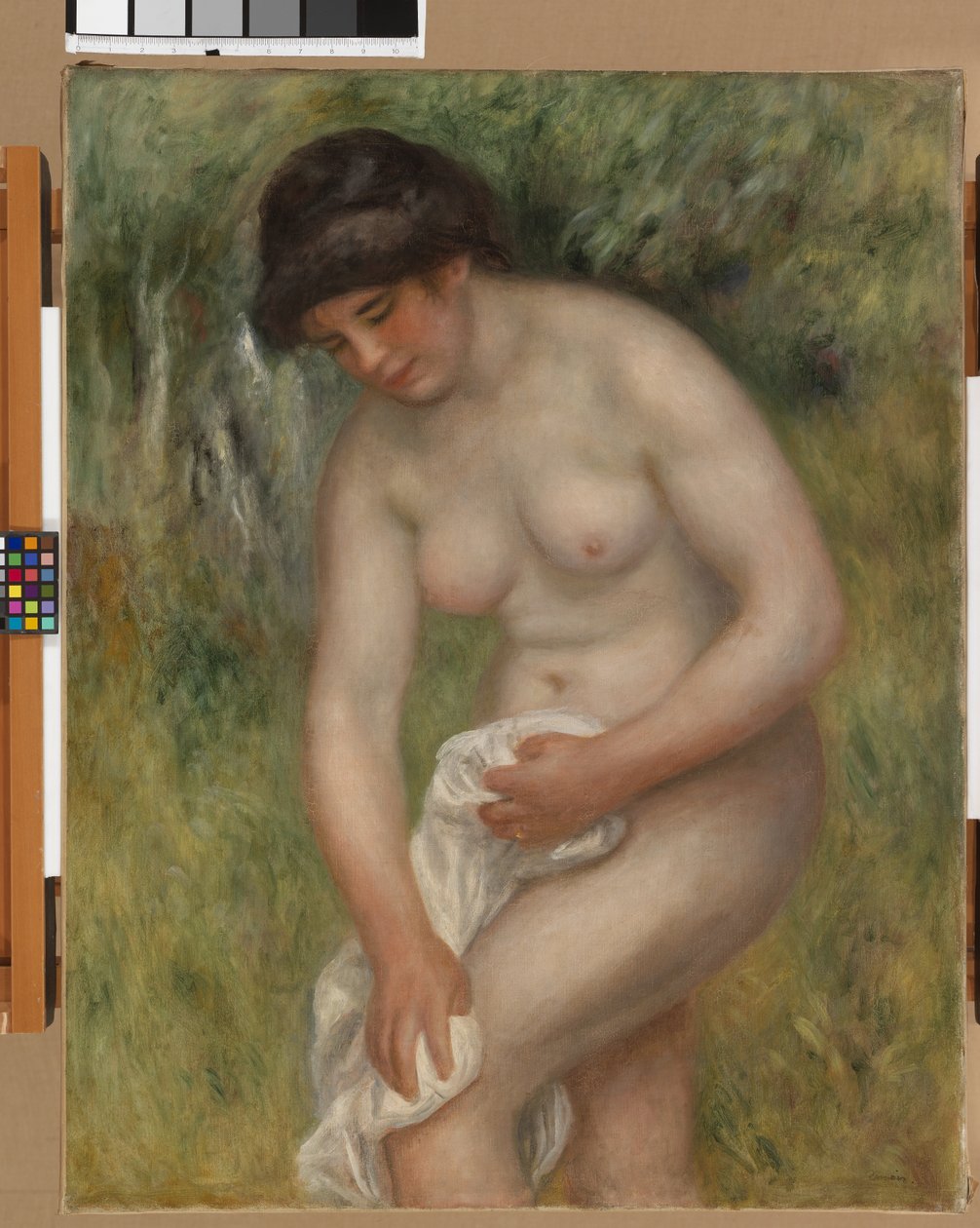 Çıplak, Yeşil Arka Plan, 1902 by Pierre Auguste Renoir