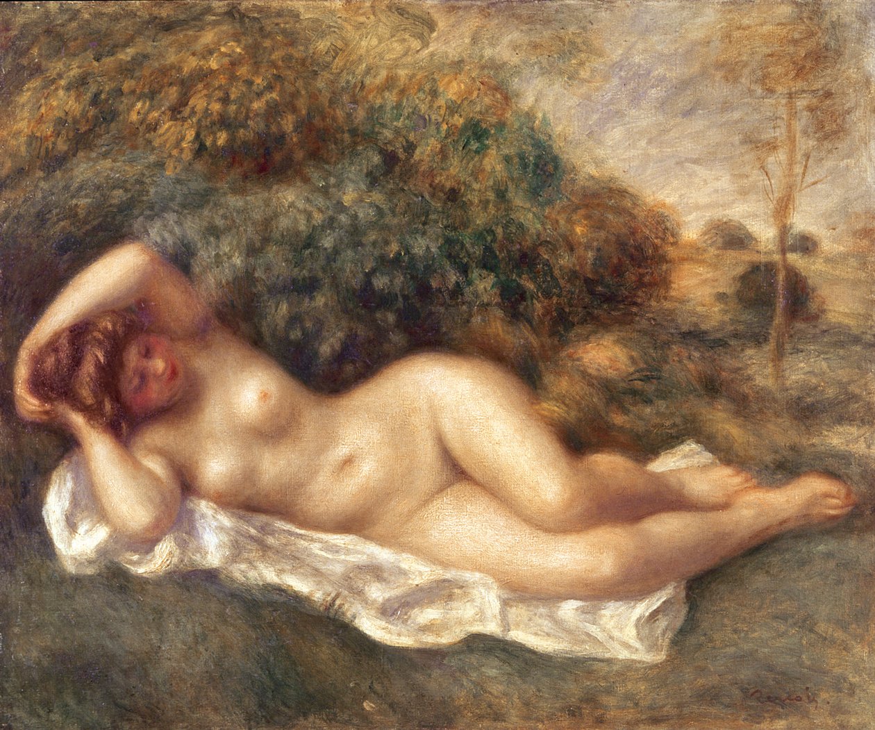 Nude by Pierre-Auguste Renoir