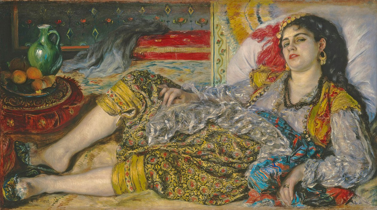 Odalık, 1870 by Pierre Auguste Renoir