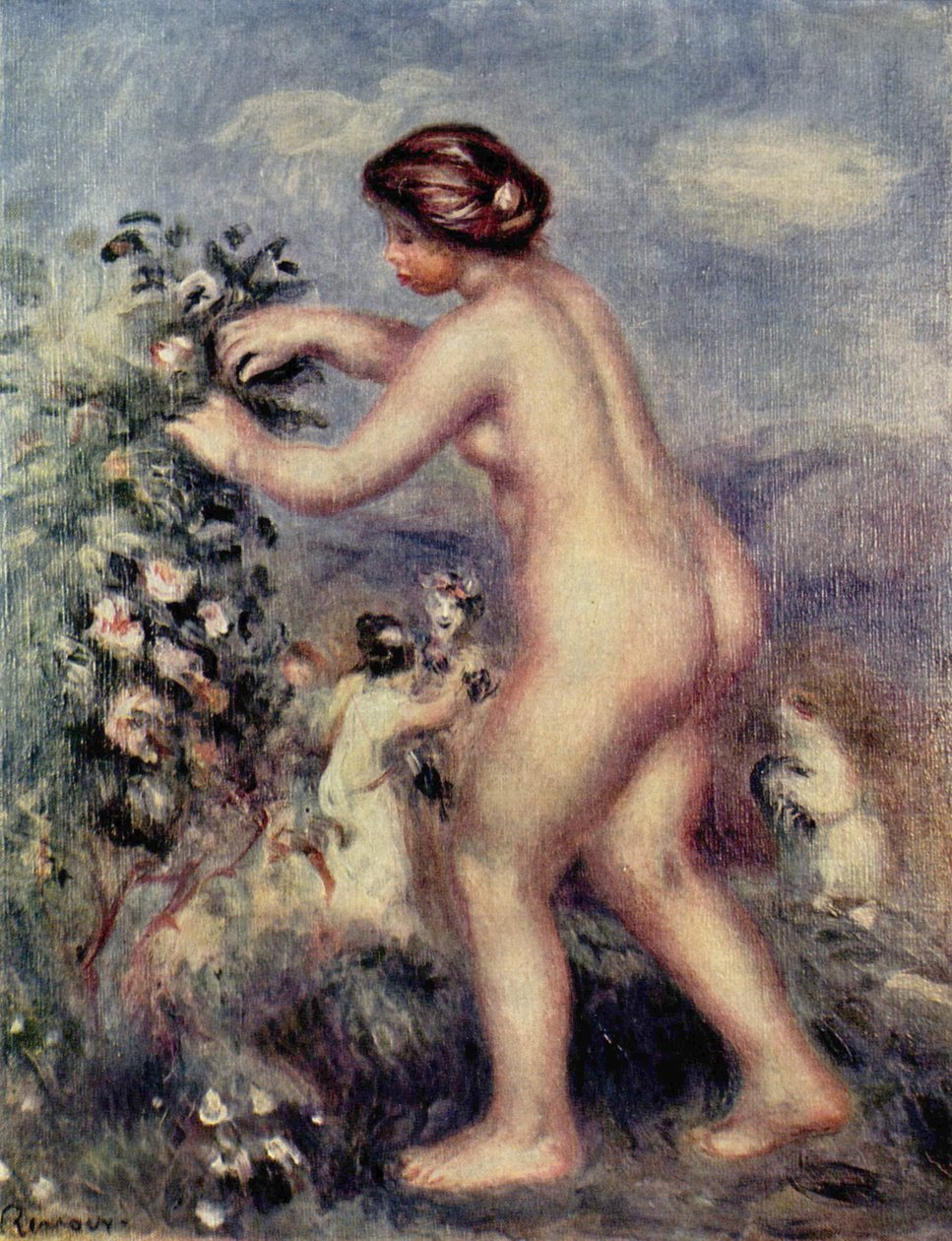 çiçeklere övgü by Pierre Auguste Renoir