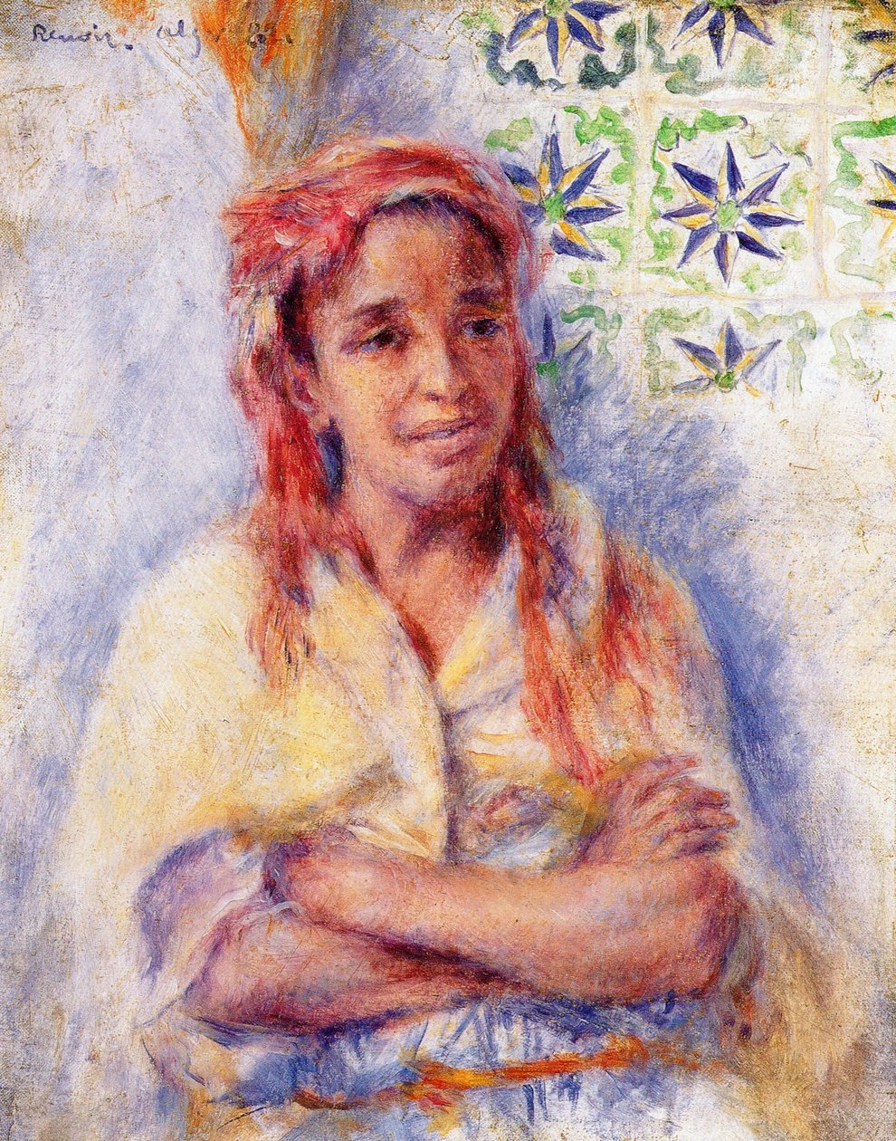 yaşlı arap kadın by Pierre Auguste Renoir