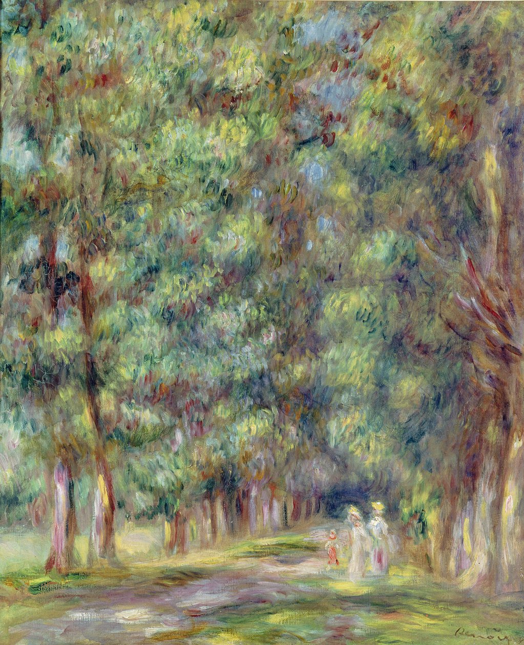 Ormandaki Yol, 1910 by Pierre Auguste Renoir