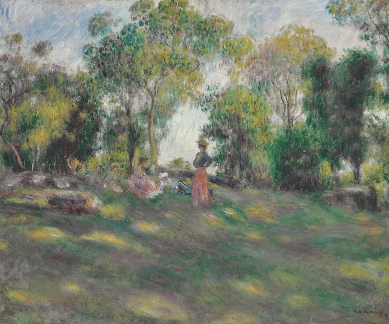 Rakamlarla manzara by Pierre Auguste Renoir