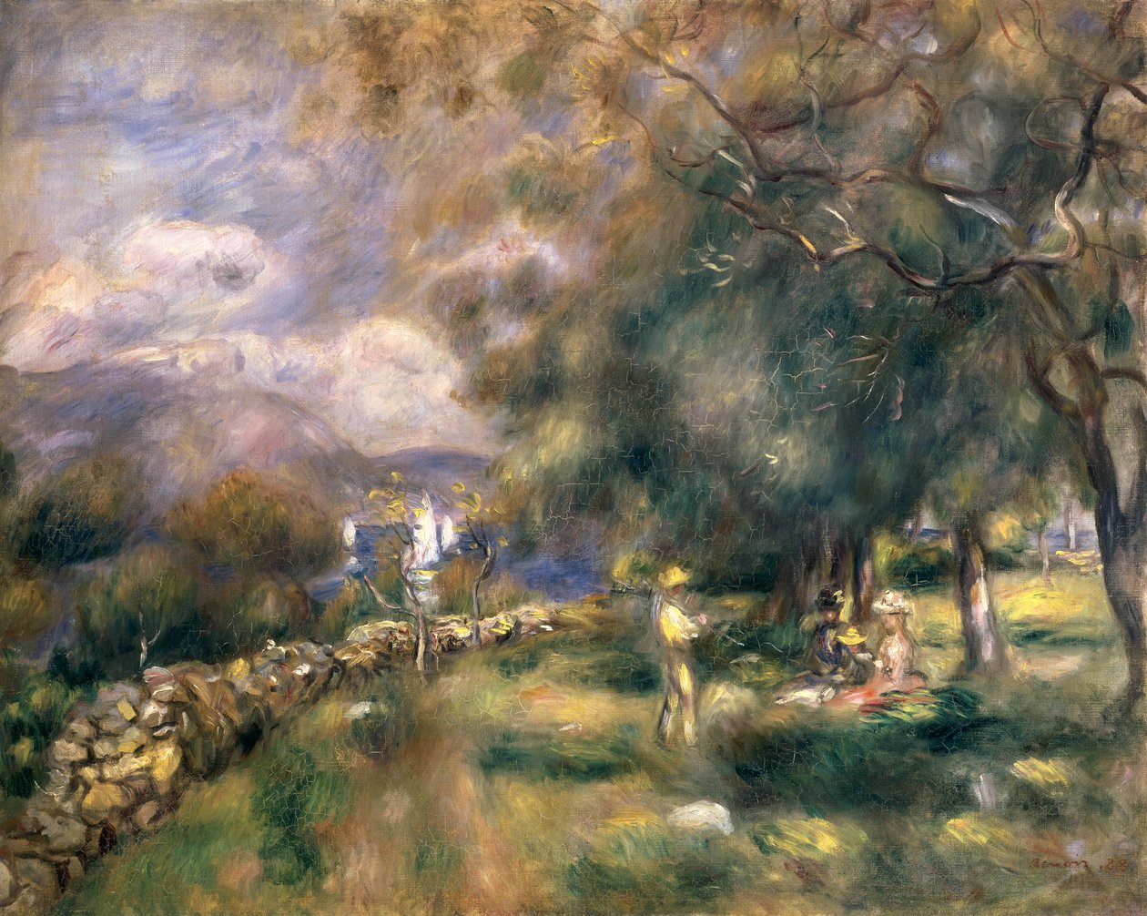 Saint-Jean Yarımadası, 1888 by Pierre Auguste Renoir