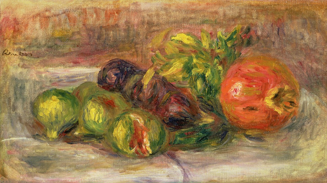 Nar ve İncir, 1917 by Pierre Auguste Renoir
