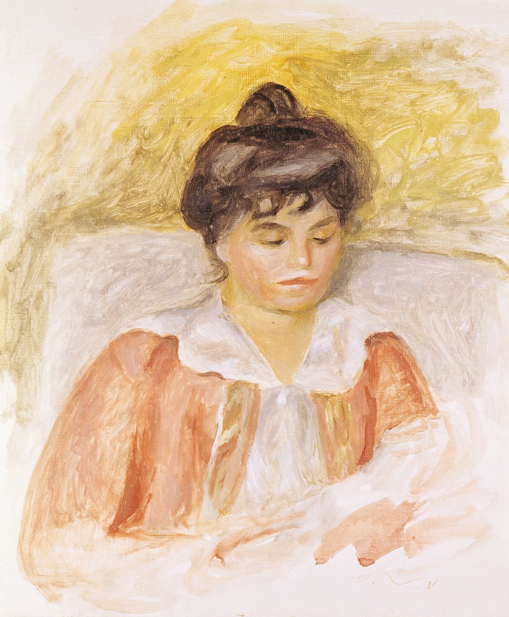 Portrait of Madame Albert Andre  by Pierre Auguste Renoir