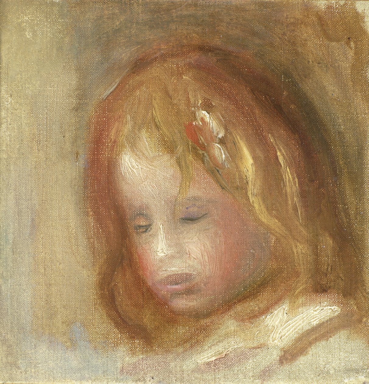 Bir Çocuk Portresi by Pierre Auguste Renoir