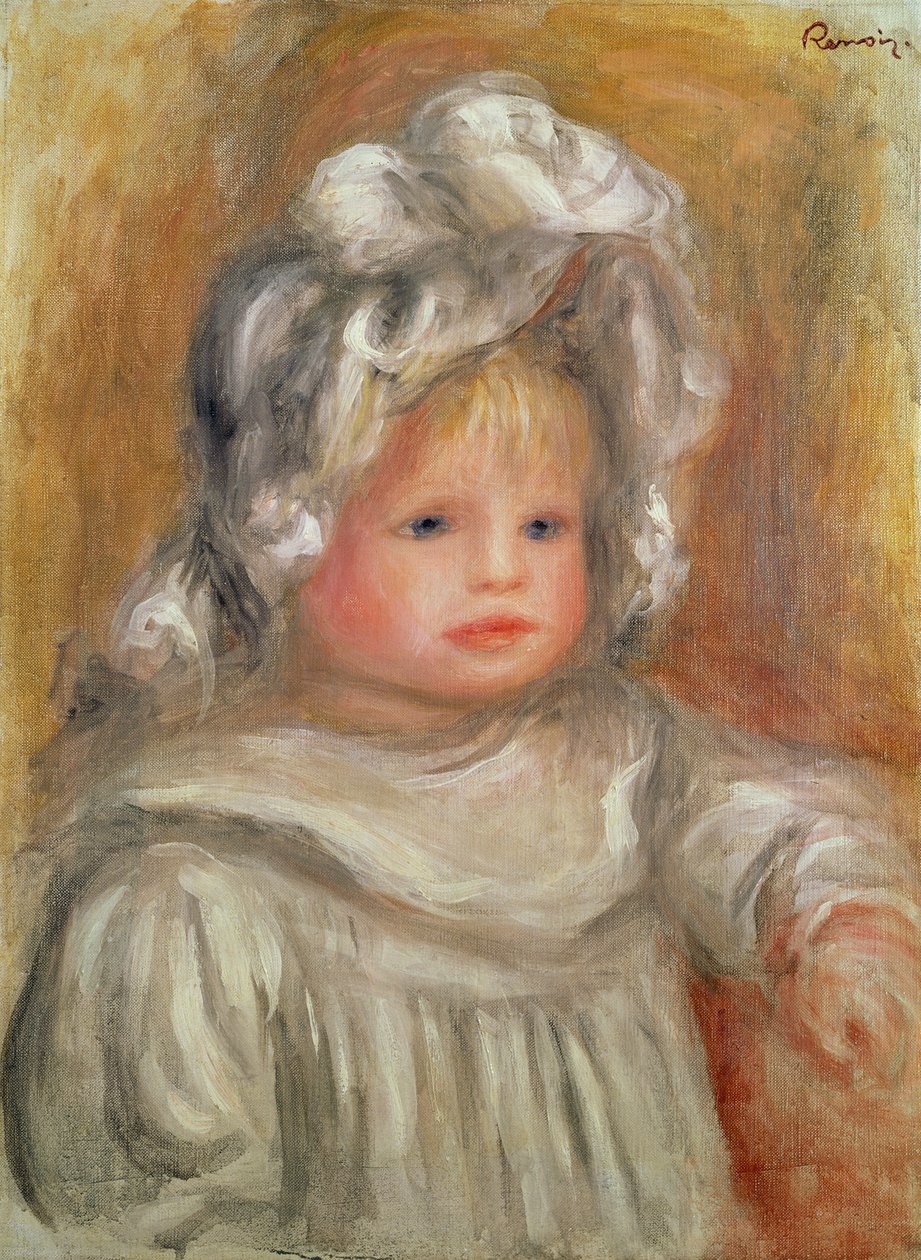 Bir Çocuk Portresi by Pierre Auguste Renoir