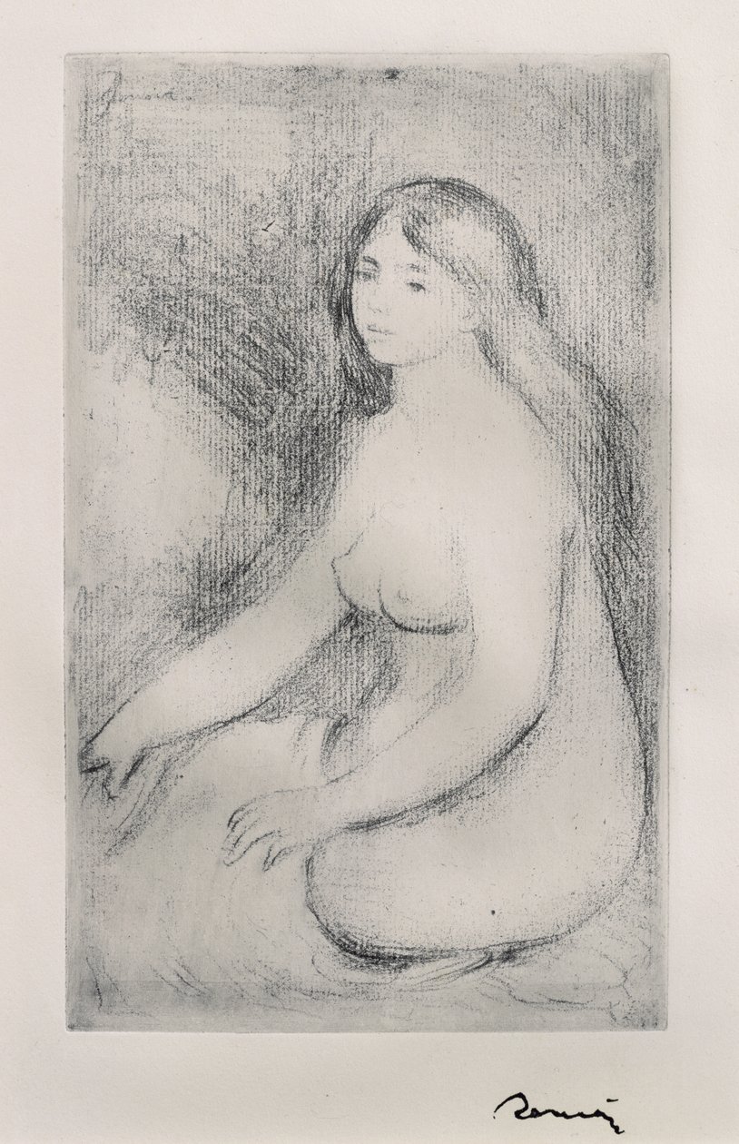 Wicaye Bather, 1897 by Pierre Auguste Renoir