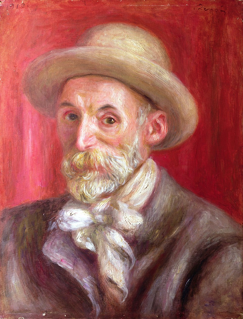 Kendi portresi, 1910 by Pierre Auguste Renoir