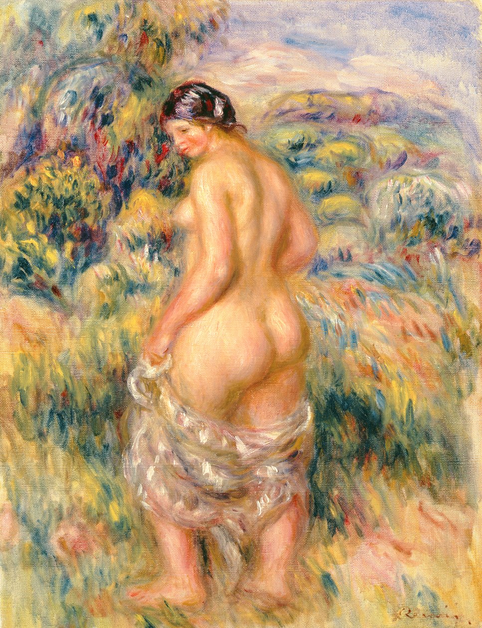Bir Manzarada Çıplak Durmak by Pierre Auguste Renoir