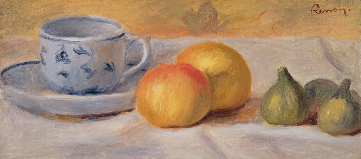 Mavi Kupa ile Natürmort (Nature Morte a la Tasse Bleue) c.1900 by Pierre Auguste Renoir