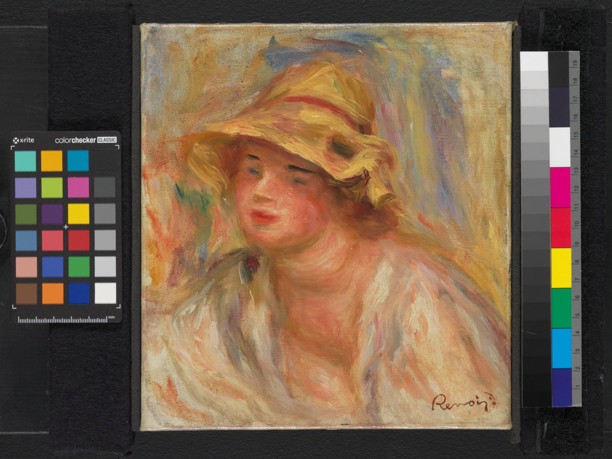 Bir Kızın Çalışması, c.1918-19 by Pierre Auguste Renoir