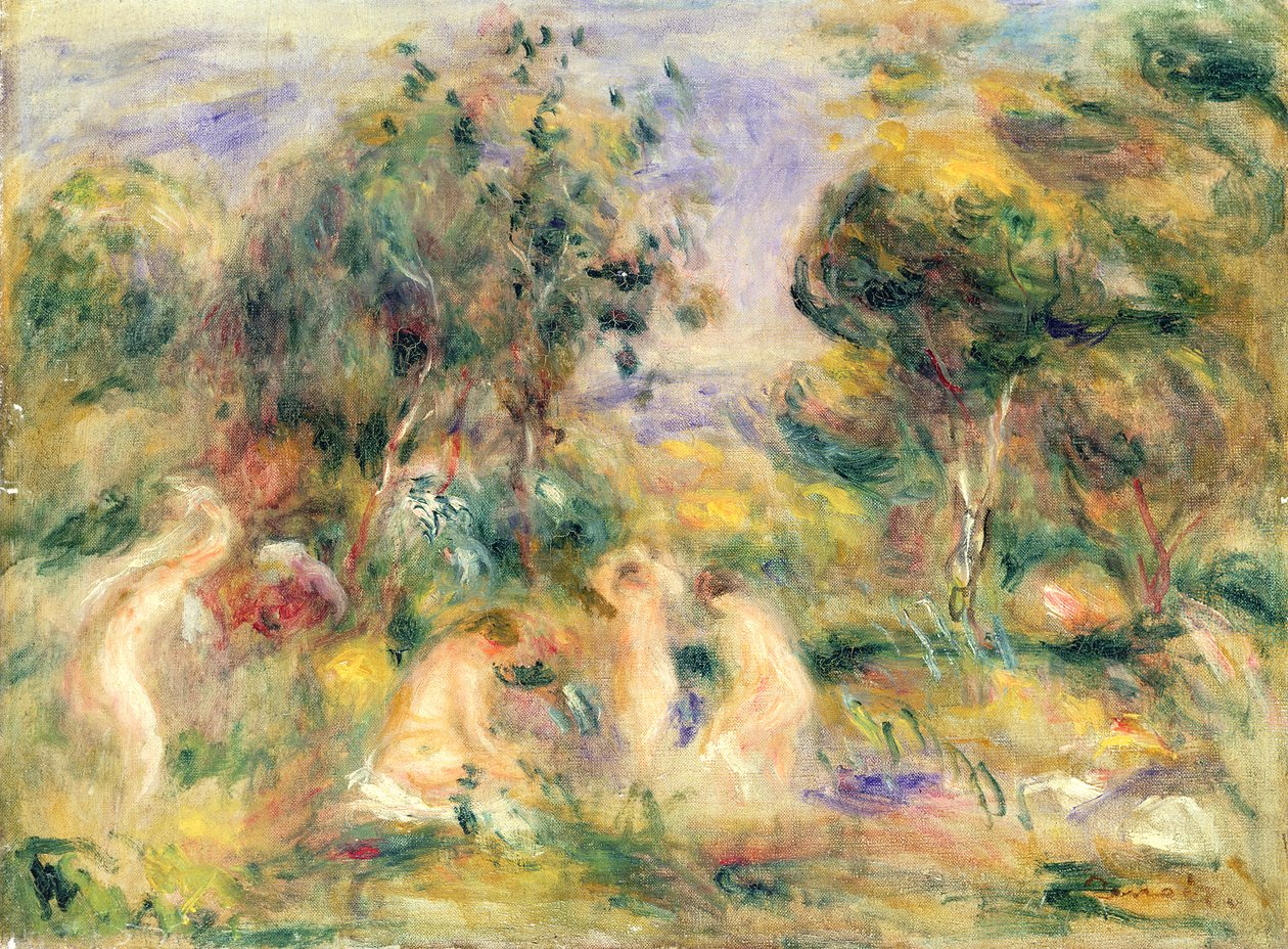 Yıkananlar by Pierre Auguste Renoir